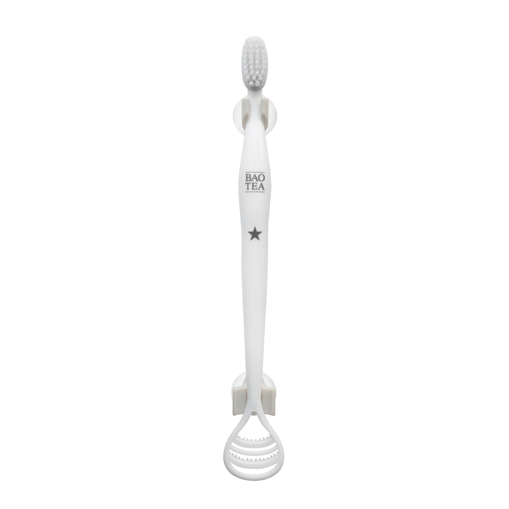 Universal Manual Toothbrush Holder With Suction Cups-Concrete